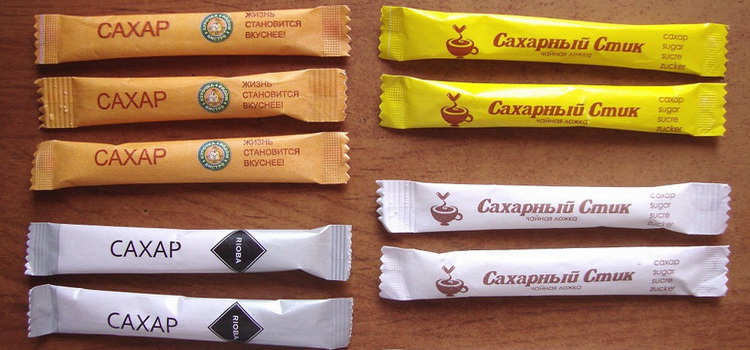 Сахар в стиках