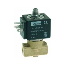 Трехходовой электромагнитный клапан PARKER 230В 50/60Гц 9W 1/8 ø 2 мм