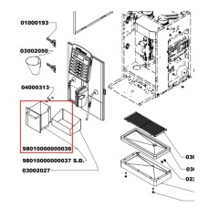 Ящик для жмыха кофемашины Nuova Simonelli Talento 98010000000036