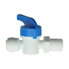 Кран шаровый с цанговым соединением Т1/4"- 1/4"F для питьевых систем