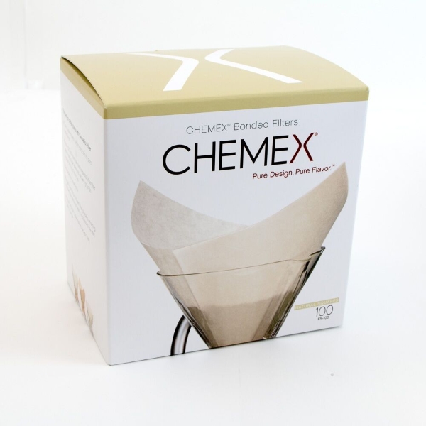 Фильтры квадратные сложенные (натуральные) CHEMEX FSU-100, 100шт
