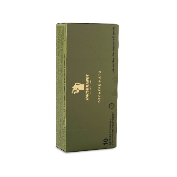 Кофе в капсулах Hausbrandt Nespresso Decaffeinated, 10 шт.