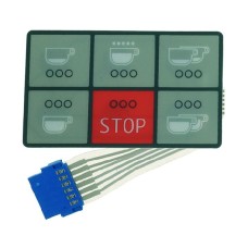 МЕМБРАНА 6-КНОПОЧНОЙ ПАНЕЛИ PUSH-BUTTON PANEL MEMBRANE 6 BUTTONS