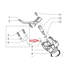 Уплотнительное кольцо M 0080-15 EPDM (Уплотнитель под носик кофевода Saeco/Gaggia NM02.013)