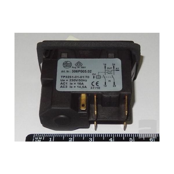 Выключатель 0-1 15A 250В (965069010)