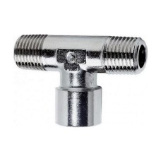 Фитинг тройник T 1/8M - 1/8F - 1/8M