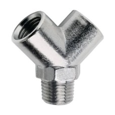 Фитинг тройник Y 1/4F - 1/4M - 1/4F