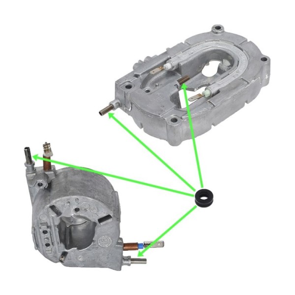 Уплотнитель термоблока DeLonghi 8,5 мм СИЛИКОН 5313228791, 5313217691, 5332186700