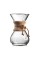 Классическая кофеварка кемекс на шесть чашек CHEMEX Classic CM-6A 6 порций, стекло