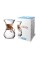 Классическая кофеварка кемекс на шесть чашек CHEMEX Classic CM-6A 6 порций, стекло