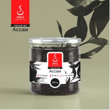 Чай черный Ассам SOLO, ПЭТ БАНКА, 100г