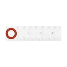 Уплотнительное кольцо M 0057-19 силикон (штуцер на входе ЗУ Nivona, Siemens, Bosch)