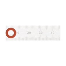 Уплотнительное кольцо M 0050-20 силикон SAECO (уплотнитель штуцера SAECO)