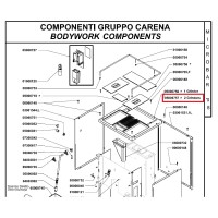 Крышка корпуса NUOVA SIMONELLI MICROBAR 5LT 2М 325x297 мм