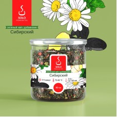 Чай зеленый Сибирский SOLO, ПЭТ БАНКА, 80г