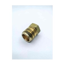 Гайка латунная для оливы ø 12mm -G. 1/2"M - HEX. 21mm - H. 28,5mm