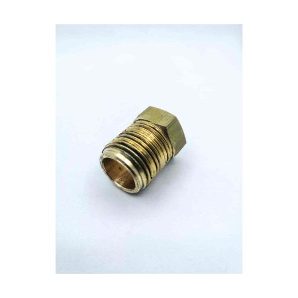Гайка латунная для оливы ø 12mm -G. 1/2"M - HEX. 21mm - H. 28,5mm