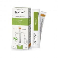 Зеленый чай в стиках для разовой заварки TEATONE 15 стиков по 1,8г