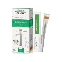 Зеленый чай с ароматом жасмина в стиках для разовой заварки TEATONE 15 стиков по 1,8г