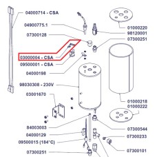 Кронштейн для термостата NUOVA SIMONELLI 03000004