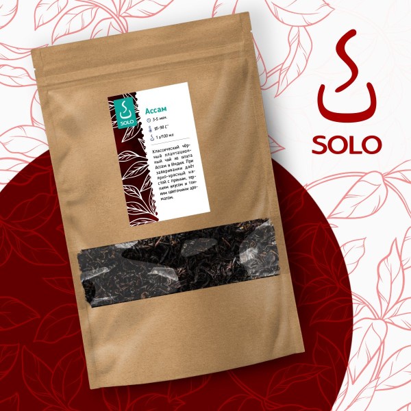 Чай черный Ассам SOLO, 500г