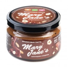 Арахисовая паста Шоколадная с фундуком Mary Jane's, 200 г