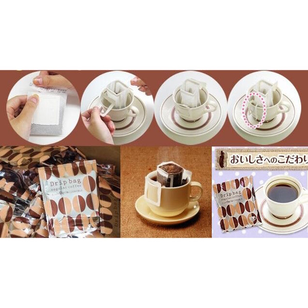 Кофе молотый в фильтр-пакетах дрип Drip Bag Regular Coffee (Seiko Coffee), 9г