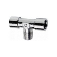 Фитинг тройник T 1/4F - 1/4M - 1/4F