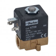 Двухходовой электромагнитный клапан PARKER 1/4FF 220В ø 2 мм