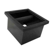Ящик для кофейной гущи (knock box) встраеваемый, сталь 185х170х95мм