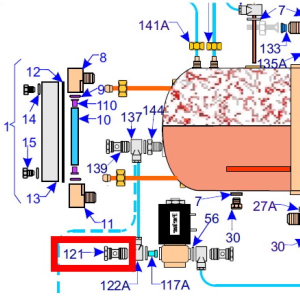 Фитинг бойлера Quality Espresso 1/8 08504400