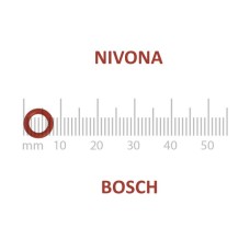 Уплотнительное кольцо M 0050-15 силикон (выход ЗУ Nivona, Bosch)
