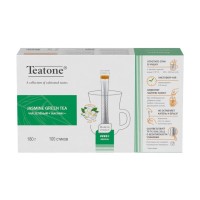 Зеленый чай с ароматом жасмина TEATONE 100 стиков по 1,8г
