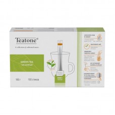 Зеленый чай в стиках для разовой заварки TEATONE 100 стиков по 1,8г