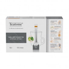 Черный чай с ароматом бергамота в стиках для разовой заварки TEATONE 100 стиков по 1,8г