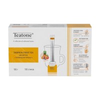 Чёрный чай с ароматом тропических фруктов в стиках для разовой заварки TEATONE 100 стиков по 1,8г
