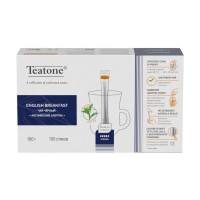 Черный чай Английский завтрак в стиках для разовой заварки TEATONE 100 стиков по 1,8г