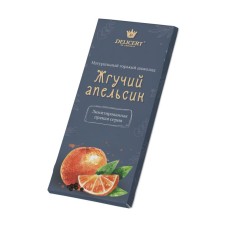 Горький шоколад с черным перцем "Жгучий апельсин" DELICERT, 80 г