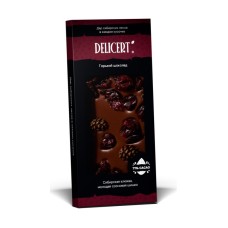 Таёжный шоколад Шишка сосновая и Клюква. Горький 71% DELICERT, 75 г