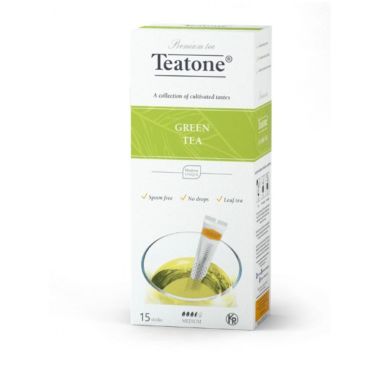 Зеленый чай TEATONE в стиках, (15шт*1,8г), 736