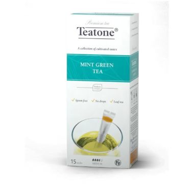Зеленый чай Аромат мяты TEATONE в стиках (15шт*1,8г), 738