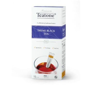 Черный чай Аромат чабреца TEATONE в стиках (15шт*1,8г), 745