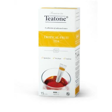 Черный чай Аромат тропических фруктов TEATONE в стиках (15шт*1,8г), 616