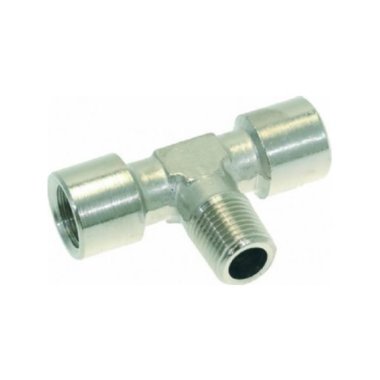 Фитинг тройник T 1/8F - 1/8M - 1/8F