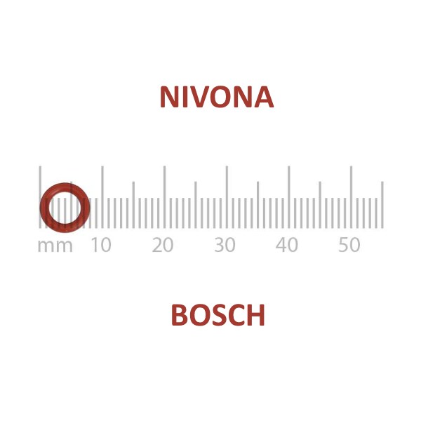 УПЛОТНИТЕЛЬНОЕ КОЛЬЦО M 0050-15 силикон (выход ЗУ Nivona, Bosch)