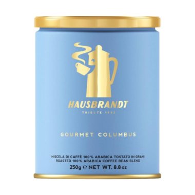 Кофе в ЗЕРНАХ Hausbrandt Gourmet Columbus 100% Арабика, 250гр (ж.б)