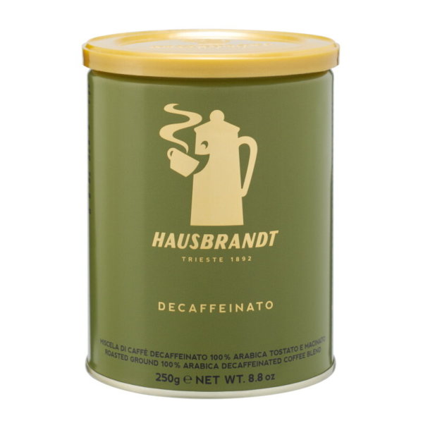 Кофе молотый Hausbrandt Decaffeinated без кофеина, 250 гр. (ж.б.)
