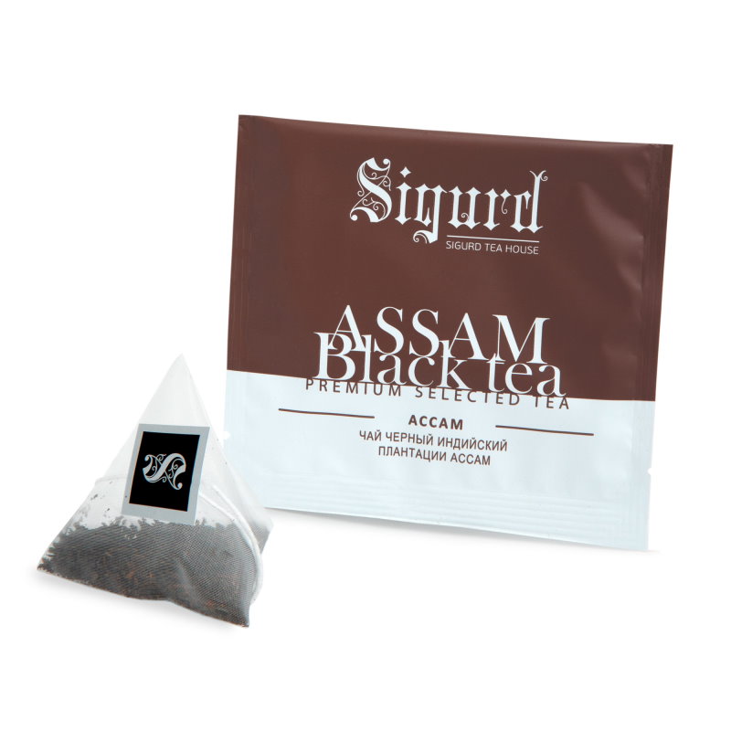 Чай SIGURD Черный АССАМ 20 пирамидок по 2 гр.