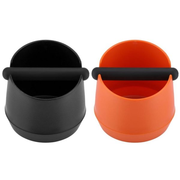 Ящик для кофейной гущи пластиковый KNOCK BOX черный, оранжевый, красный