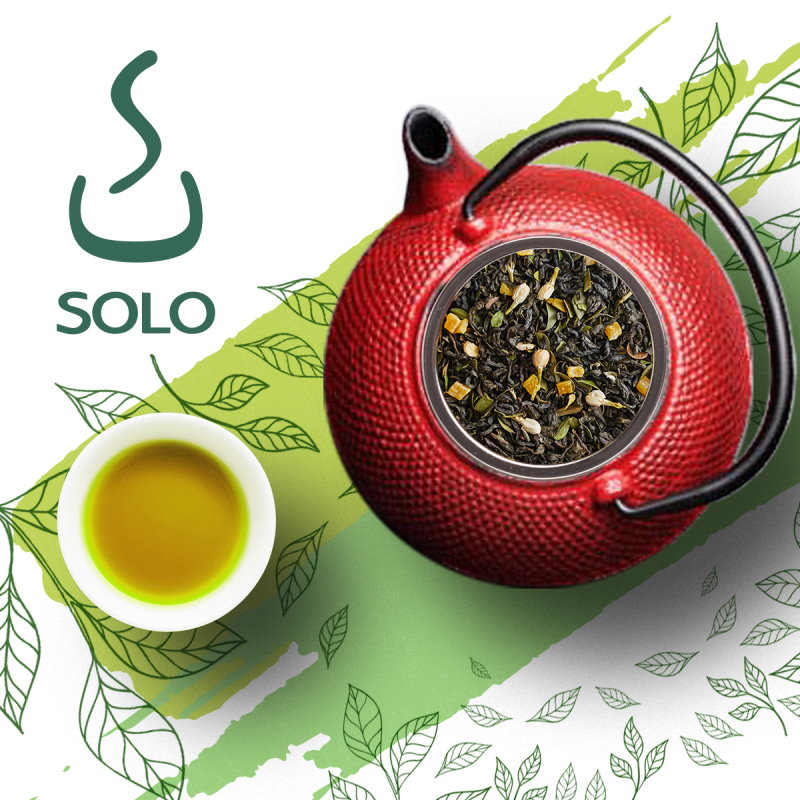 Чай "SOLO" Восточная принцесса, ПЭТ БАНКА, 100г